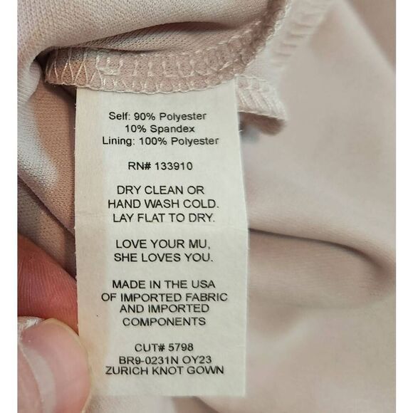 Show Me Your Mumu Zurich Knot Gown in Show Me The Ring Color Size Medium NWT - Picture 7 of 7